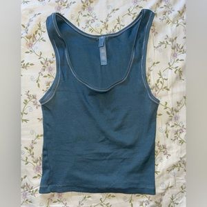 Skims Cotton Rib Tank Top